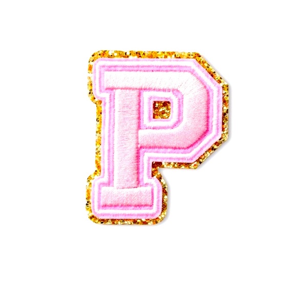 STONEY CLOVER LANE x TARGET LETTER STICKER PATCH Letter- P, Preppy - Picture 3 of 12